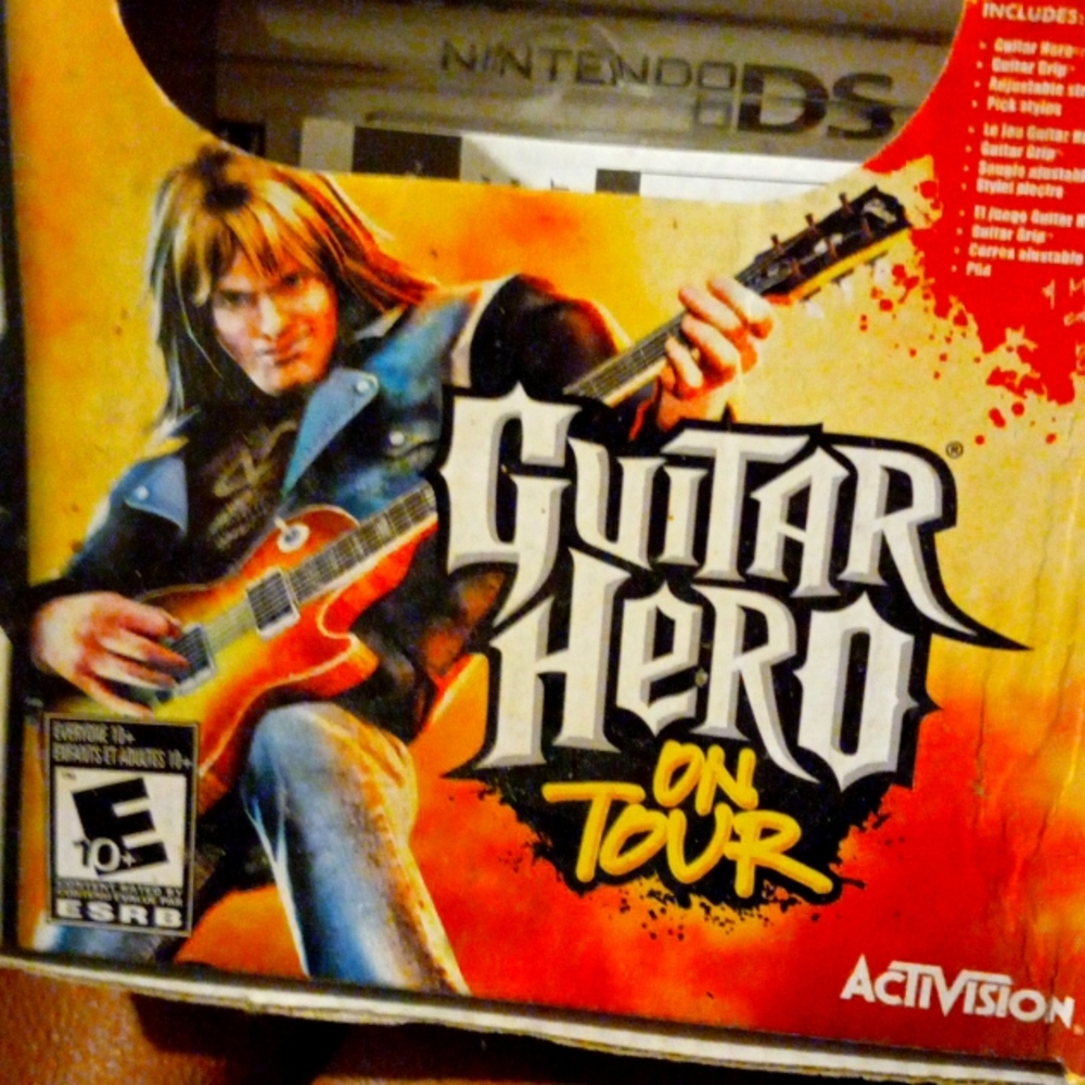 NINTENDO DS GUITAR HERO OM TOUR